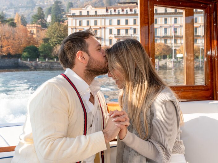 Walter Proposal to Viviana in Lake Como